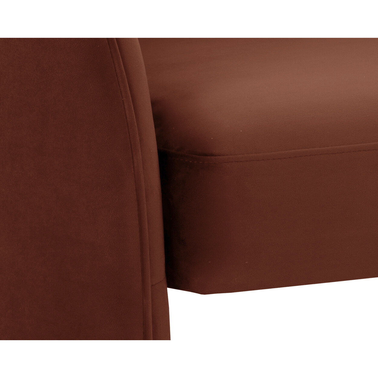 Rosalia Meg Rust Lounge Chair